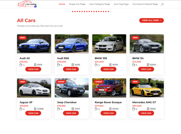 Sitio Web Automotores Completo