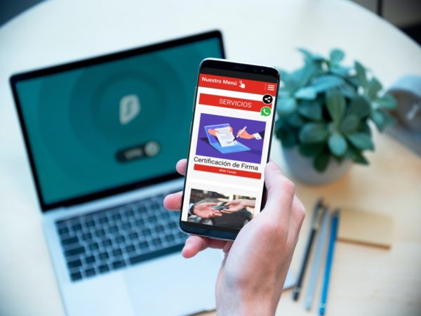 Tarjeta Digital Completa con Chat Live